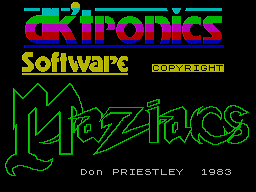 Maziacs (1983)(DK'Tronics)